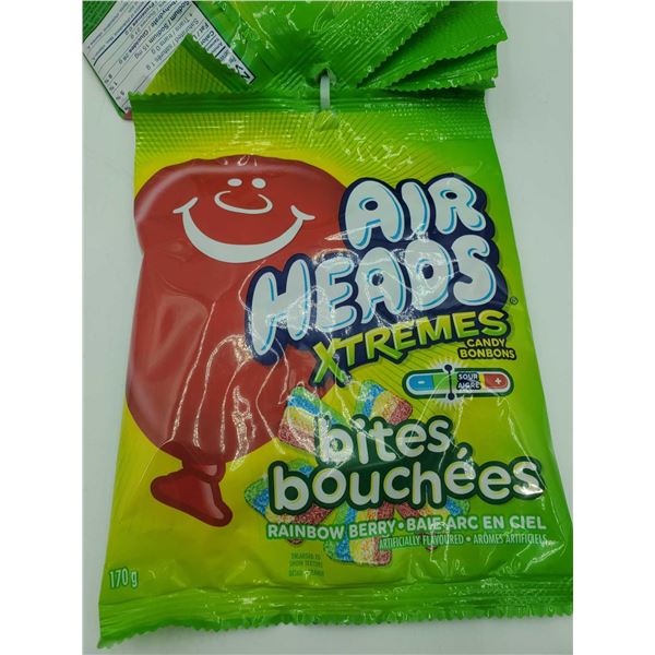 Air Heads Xtremes Bites-Rainbow Berry (5 x 170g)