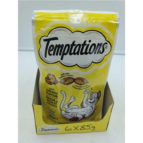 Temptations Tasty Chicken Flavour Cat Treats (6 x 85g)