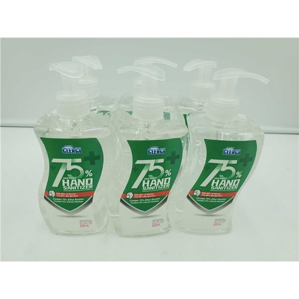 Cleace 75 percent Instant Hand Sanitizer (6 x 500ml)