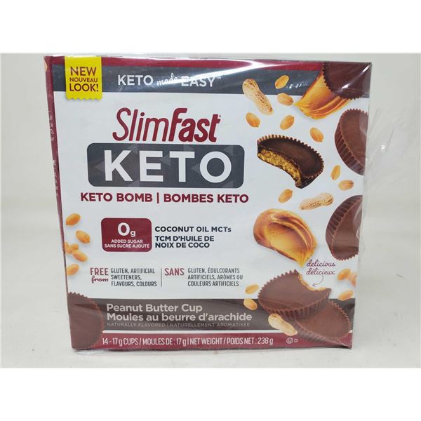 SlimFast Keto Peanut Butter Cups (4 x 238g)