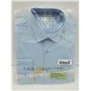 Image 1 : Biz Collection Blue Striped Dress Shirt (M)