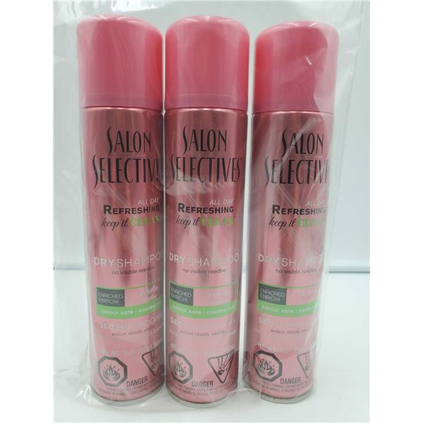 Salon Selectives Dry Shampoo (3 x 200g)