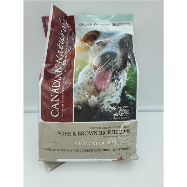 Canadian Naturals Prok & Brown Rice Recipe Dog Food (5lbs)