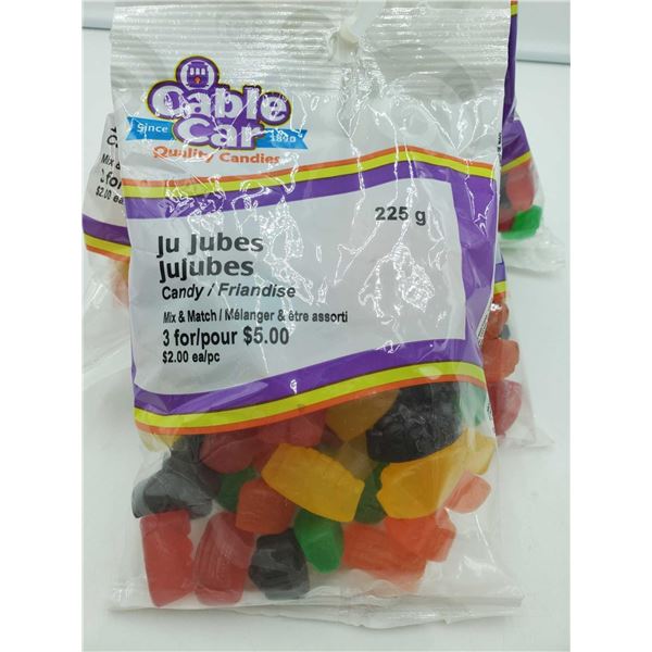 Cable Car Ju Jubes Candy (6 x 225g)