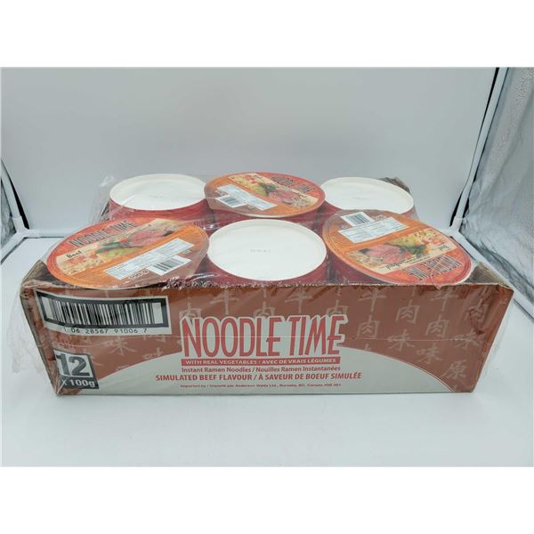 NoodleTime-Beef Flavour (12 x 100g)