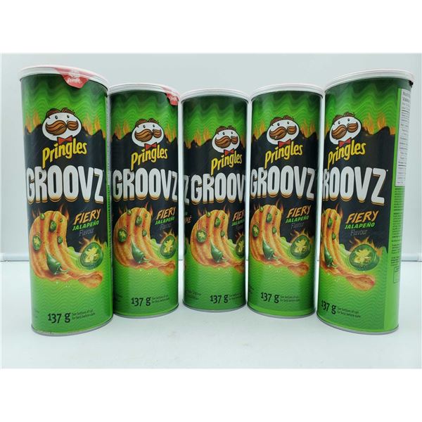 Pringles Groovz Fiery Jalapeno (5 x 137g)