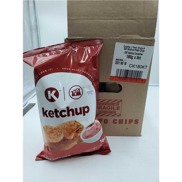 Circle K Ketchup Potato Chips (8 x 180g)