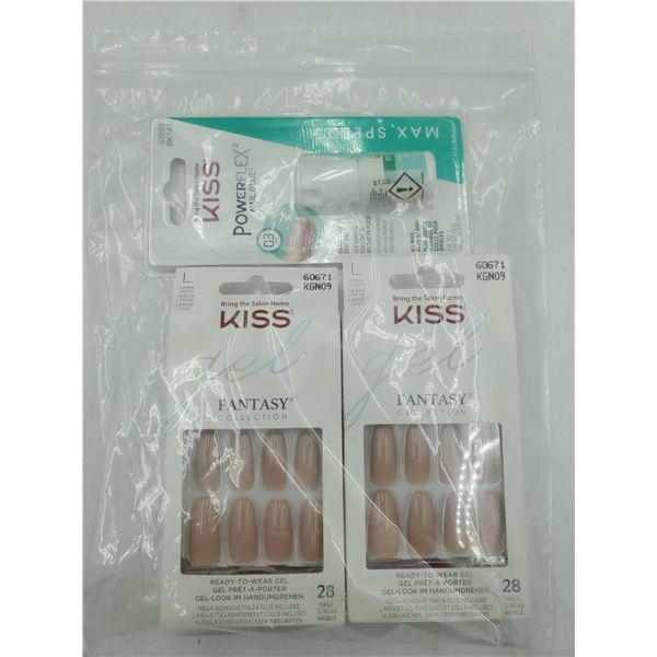 Lot of Kiss Gel Fantasy Collection Press-on Nails
