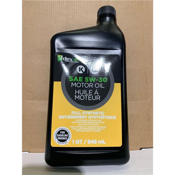 K Brand 5W-30 full synthetic motor oil 1 x 946ml