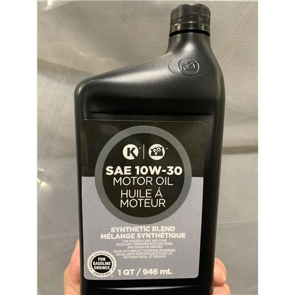 K Brand 10W-30 Synthetic Blend Motor Oil 1 x 946ml
