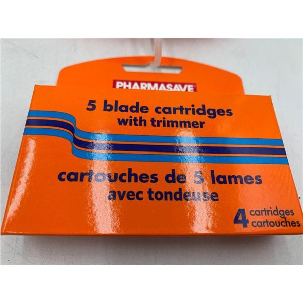 Pharmasave 5 blade shaving cartridges (4 pack)