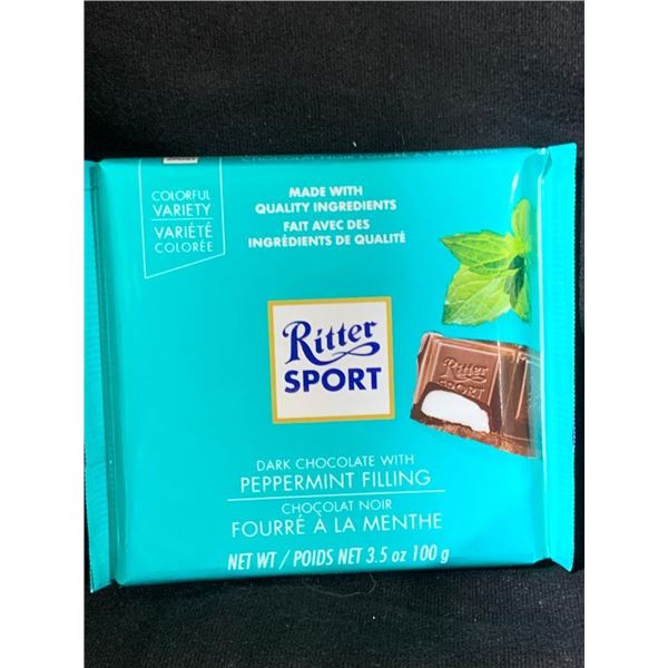 Ritter Sport Dark chocolate with peppermint 100g bar