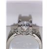 Image 4 : Ladies floating 1.0 Carat Brilliant Cut Solitaire Jeff Cooper Styled Engagement ring size 7