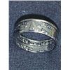 Image 1 : USA coin Style Mens SIlver Band size 10
