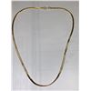 Image 1 : NEW 40cm Herring Bone 14K GP Necklace