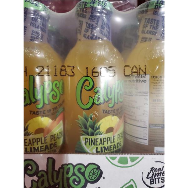 Calypso Pineapple/Peach/Limeade 12 x 473ml