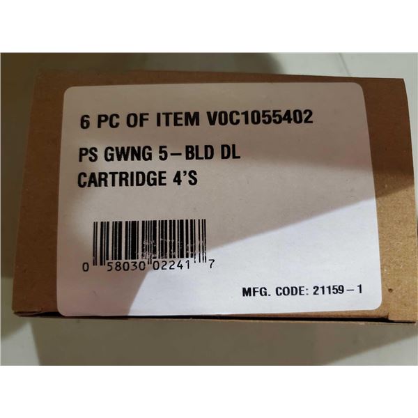 *NEW* Pharmasave 5 Blade Cartridges with Trimmer 6 boxes - 4 Cartridges per box