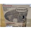 Image 3 : *NEW* Wessan Stainless Steel Single bowl drop-in sink.  20 ½” x 20” (52 cm x 51 cm). Centre-rear was