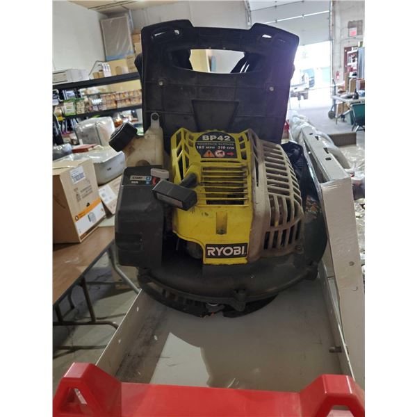 RYOBI BP42 185 MPH 510 CFM Gas Backpack Leaf Blower