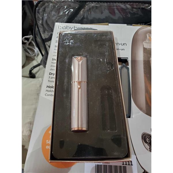 *NEW* Flawless Hair Remover in White/Rose - Cordless - Uses 1 AA battery (included)