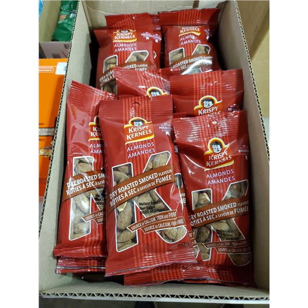 Krispy Kernels  Dry Roasted & Smoked Almonds 20x60g