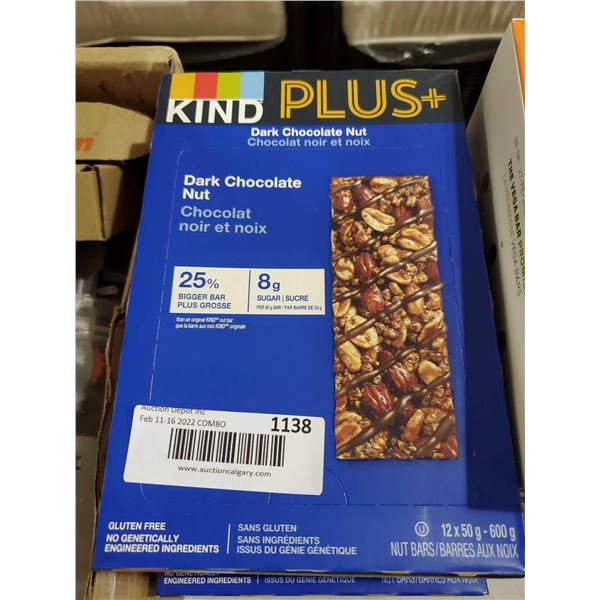 Kind Plus Dark Chocolate Nut Bar 12x50g
