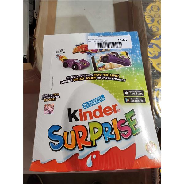 Kinder Surprise Candy & Toy Eggs 24x20g