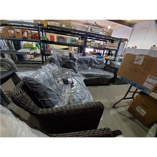 *NEW* Allen & Roth Patio Sectional with Removable Cushions
