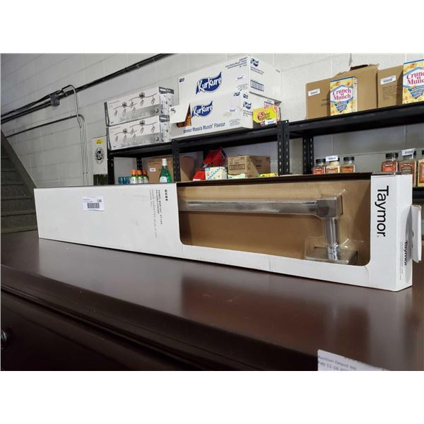 *NEW *  Taymor Qube 24-in Polish Chrome Single Towel Bar with Concealed screw mount