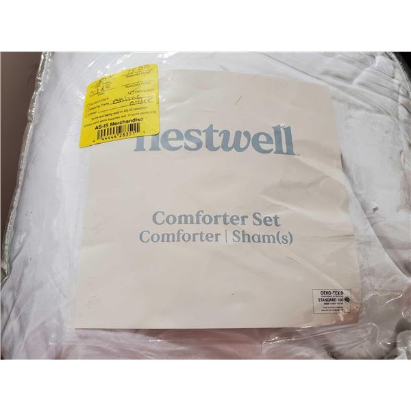 *NEW* Nestwell Queen Size Comfortor - White