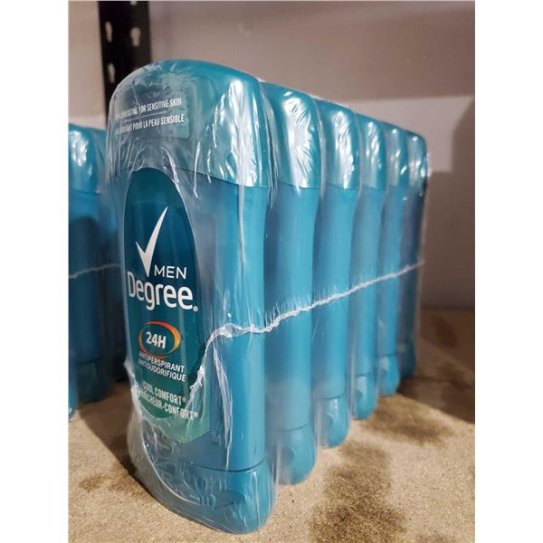Degree 24 Hour - Mens Antiperspriant Lot of 6