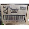Image 2 : Simple Sensitive Skin Cleansing Wipes 6X24 count