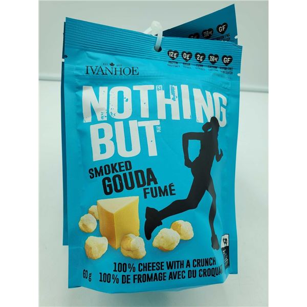 Ivanhoe Nothing But Smoked Gouda Cheese Sncaks 12x60g