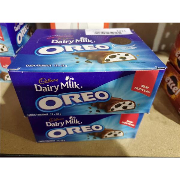 Cadbury Dairy Milk Oreo Candy Bars 2 Cases - 12x38g per case