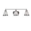 Image 3 : *NEW*  BELDI Landry Chandelier - 3 Lights - 10.6" - Chrome & White