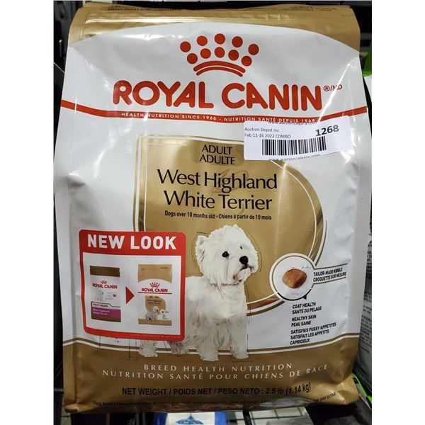 Royal Canin Adult West Highland White Terrier Dog Kibble 2.5 Lbs