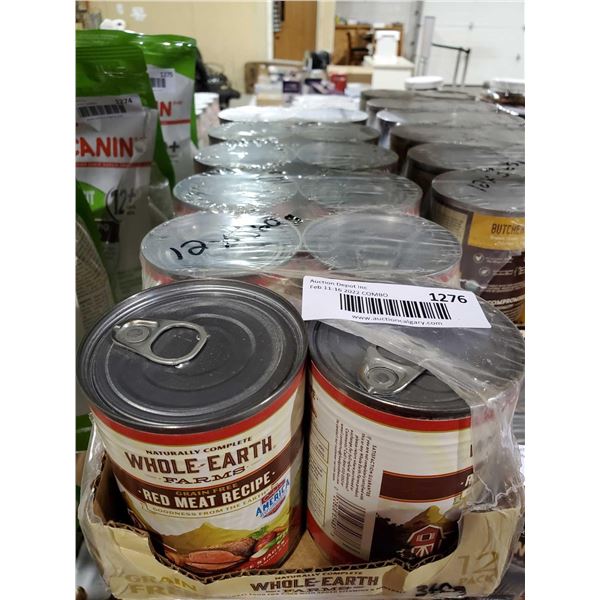 Whole Earth Farms Grain Free Red Meat Recipe Wet Dog Food 12x360g