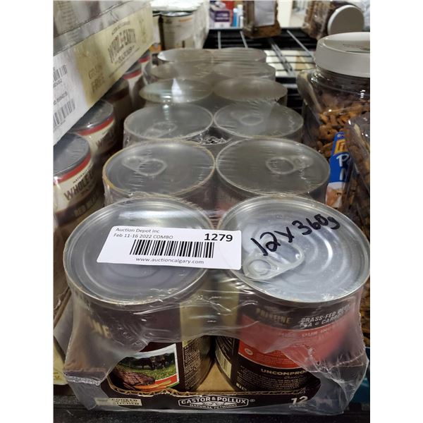 Castor & Pollux Pristine Grain Free Grass Fed Beef, Pea & Carrot Stew Wet Dog Food 12x360g