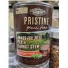 Image 2 : Castor & Pollux Pristine Grain Free Grass Fed Beef, Pea & Carrot Stew Wet Dog Food 12x360g