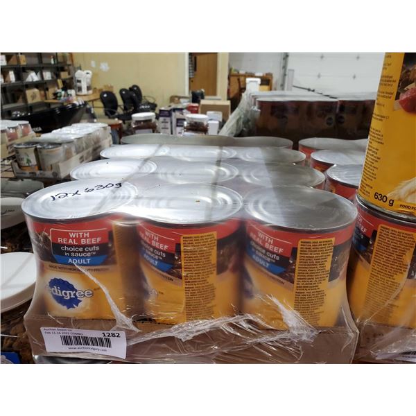 Pedigree Real Beef Adult Wet Dog Food 12x630g