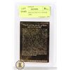 Image 2 : WCG GRADED 10 23KT 9/11 NEVER FORGET CARD