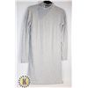 WOMENS TURTLENECK LONG SLEEVE DRESS TEE SIZE SMALL