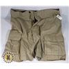 Image 1 : MENS CARGO KHAKI SHORTS SIZE 38