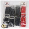 Image 1 : LOT OF 4 ATHLETIC KNIT BELTS