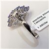 Image 4 : SILVER TANZANITE(1.9CT)  RING (~SIZE 6.75)