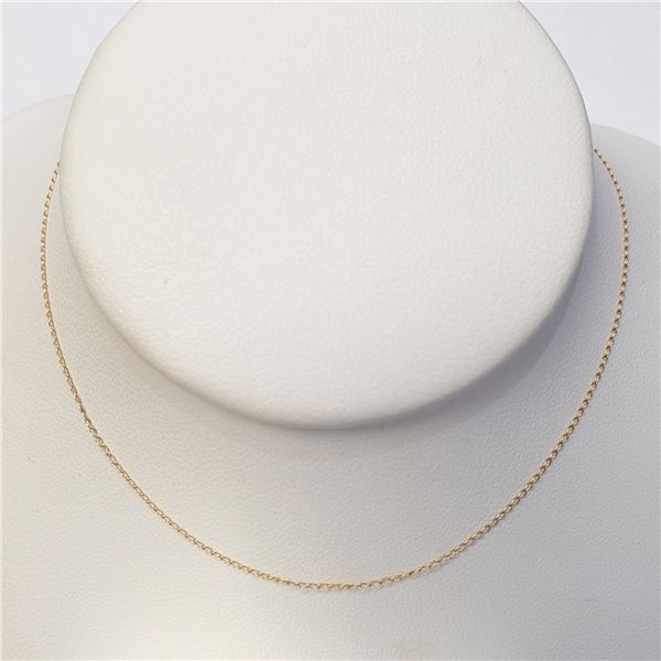 10K YELLOW GOLD  CHAIN (~LENGTH 18INCHES)