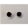 Image 1 : 14K WHITE GOLD BLACK DIAMONDS(0.5CT)