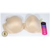 WOMENS STRAPLESS TAN BRA 36B