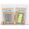 Image 1 : 2 NEW 15PACKS GOLD COLORED SPARKLE GLUE STICKS