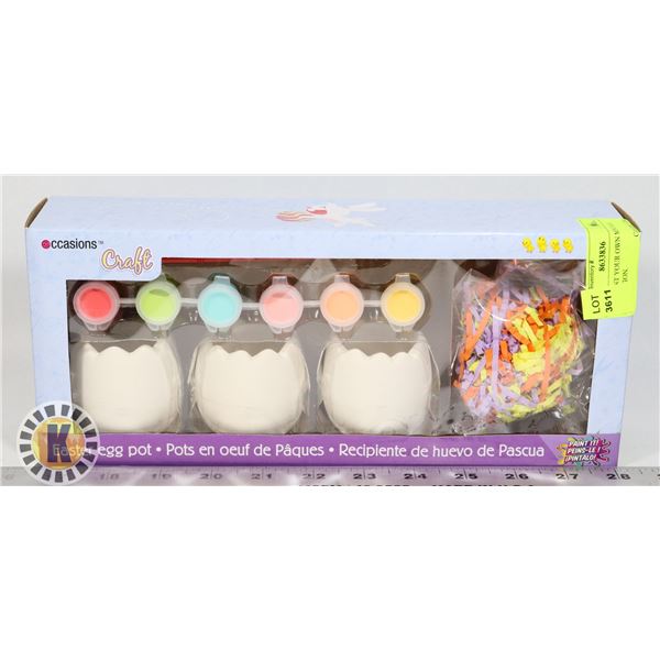 NEW PAINT YOUR OWN MINI EGG DECORATION.